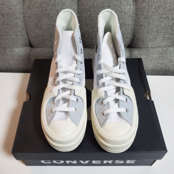 BNIB Converse Chuck Taylor All Star Construct Platform - Ghosted - Picture 4 of 12